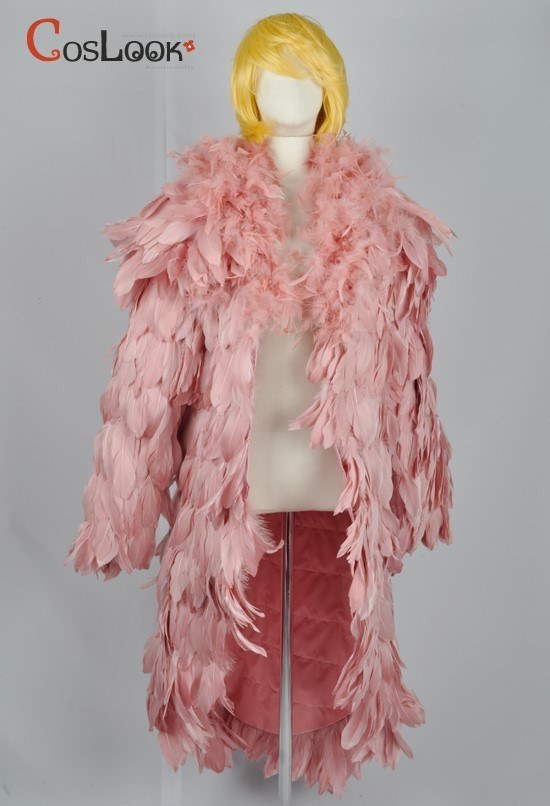 ワンピース　ドフラミンゴ　羽コート　オーダーメイドコスプレ衣装